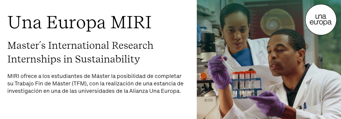 ¿Preparas un Trabajo de Fin de Máster (TFM) relacionado con la sostenibilidad?
